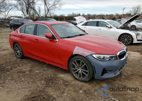 2020 BMW 330I z USA, uszkodzony, nr VIN WBA5R1C04LFH85282